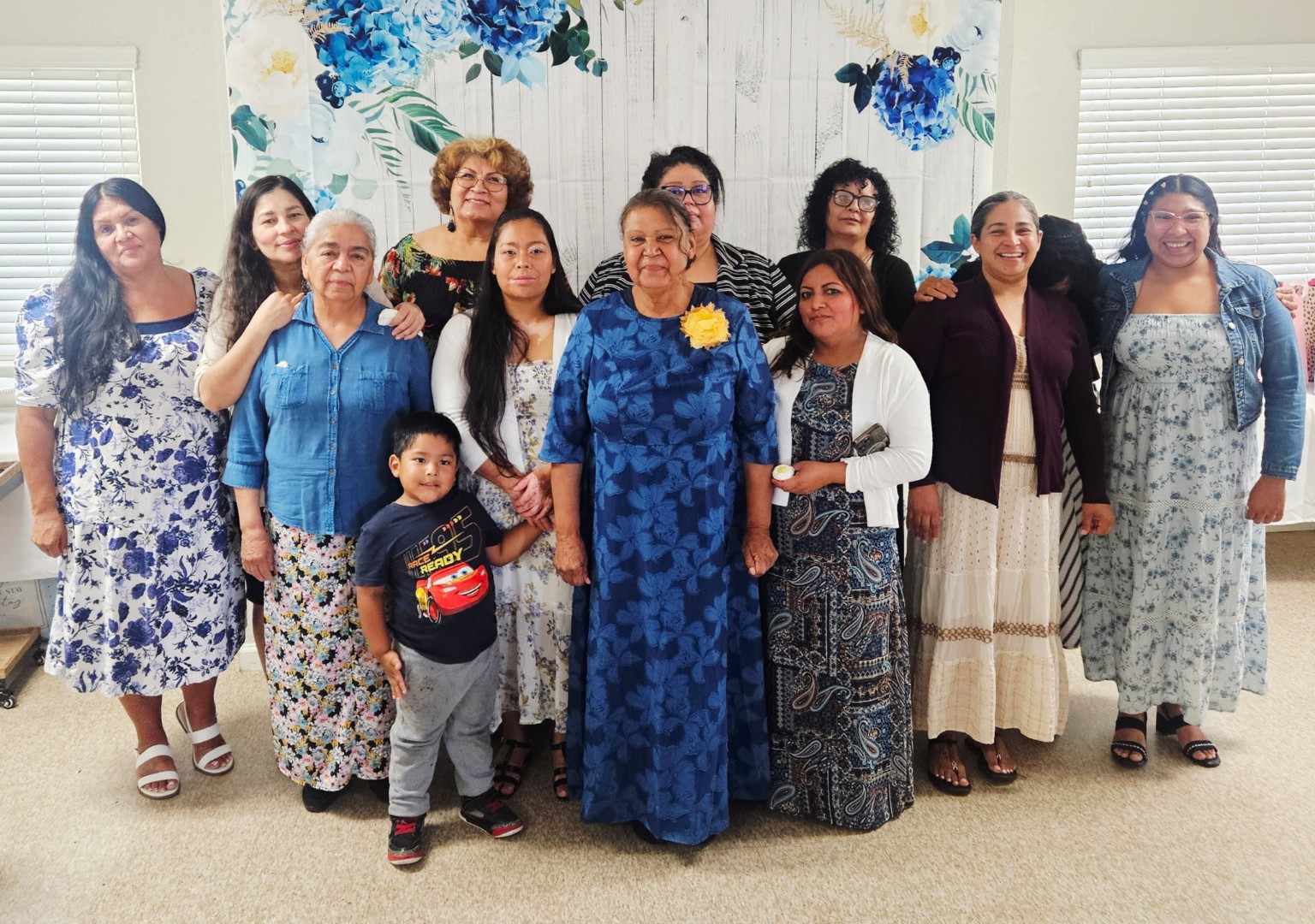 Sisters of different generations together as one family in Christ